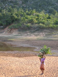Woman at Krishnamurti Lake