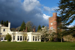 The east wing of the school from the south lawn