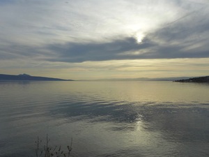 Lake Geneva from the train